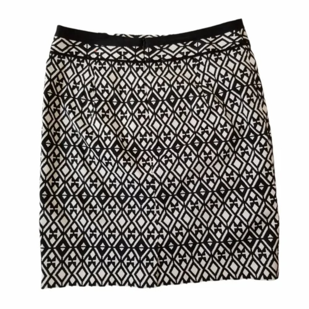 MARIO Serrani Geometric print skirt